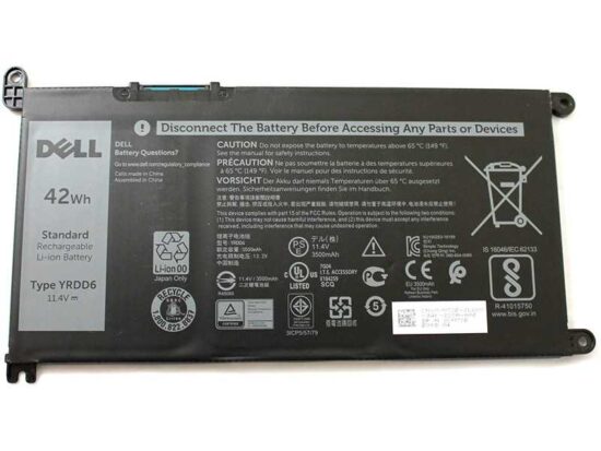 Baterija originali Dell Inspiron 14 5481 5482 5485 3 CELL 42WH 11.4V VM732 YRDD6